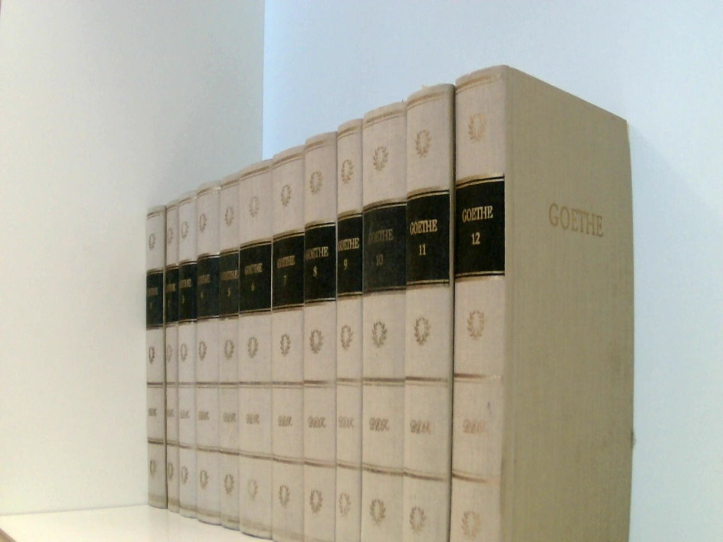 ゲーテ選集 Goethes Werke in zwölf Bänden Goethe's Werke, First Edition - AbeBooks